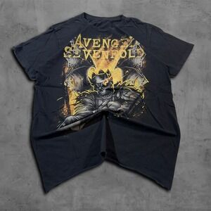 Y2K Relaxed Black Avenged Sevenfold Grunge Tee
